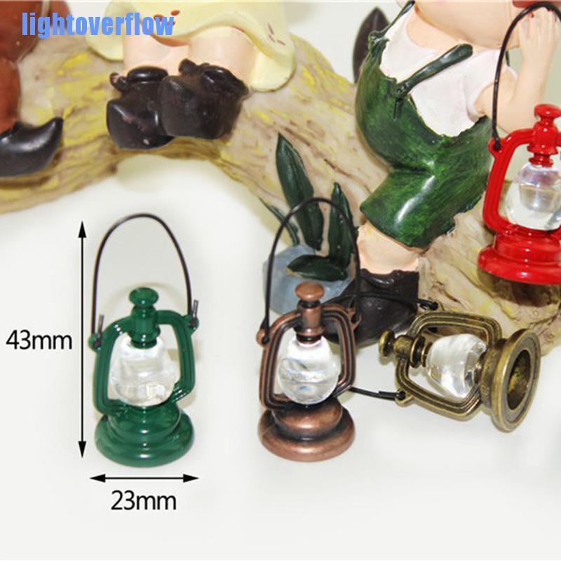 Mô Hình Đèn Dầu Mini Tỉ Lệ 1: 6 / 1: 12 Trang Trí Nhà Búp Bê