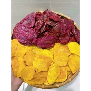 500g khoai lang vàng + tím sấy mật ong