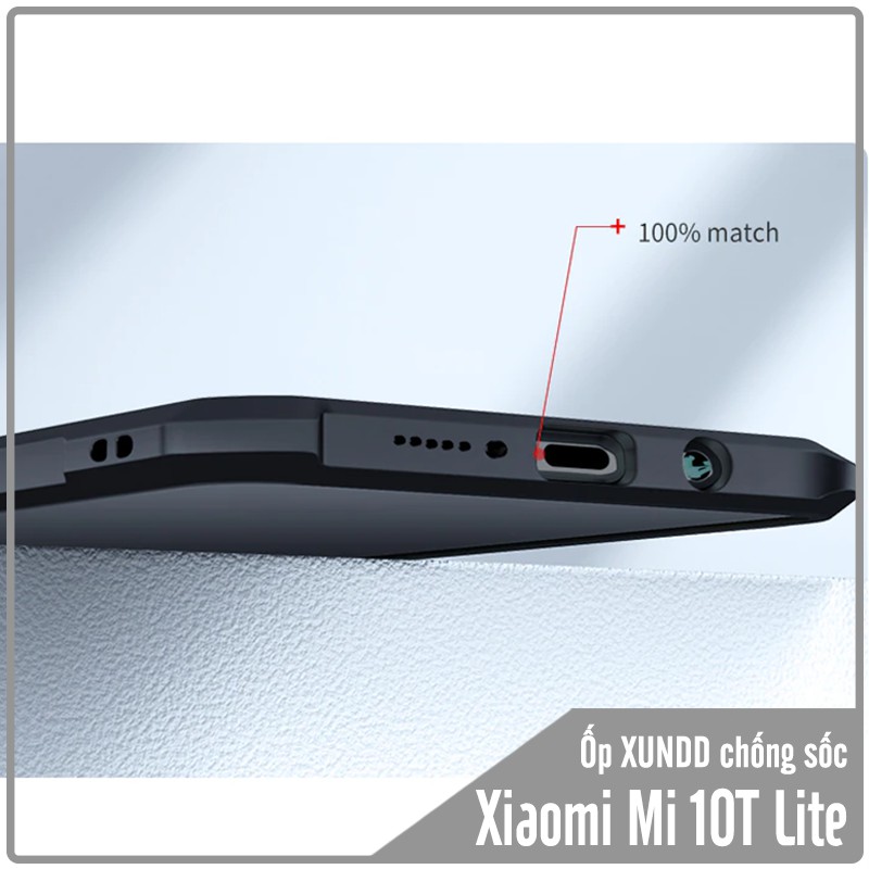 Ốp lưng cho Xiaomi Mi 10T Lite - Redmi Note 9 Pro 5G chống sốc trong viền nhựa dẻo Xundd - Hàng Nhập Khẩu