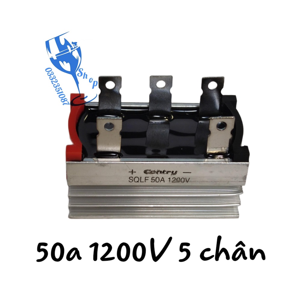 [FreeShip] [Ảnh thật] diot máy phát điện 5 chân 50A 1200V shopgiadungluongyen