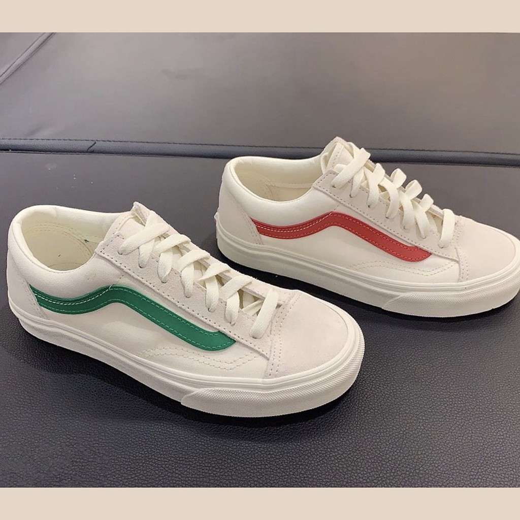 Giày Sneaker Nam,Giày Vans [REAL] Style 36 Red cho nam nữ