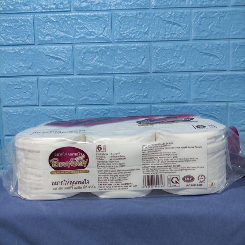 GIẤY VỆ SINH HÀN QUỐC BESTSOFT