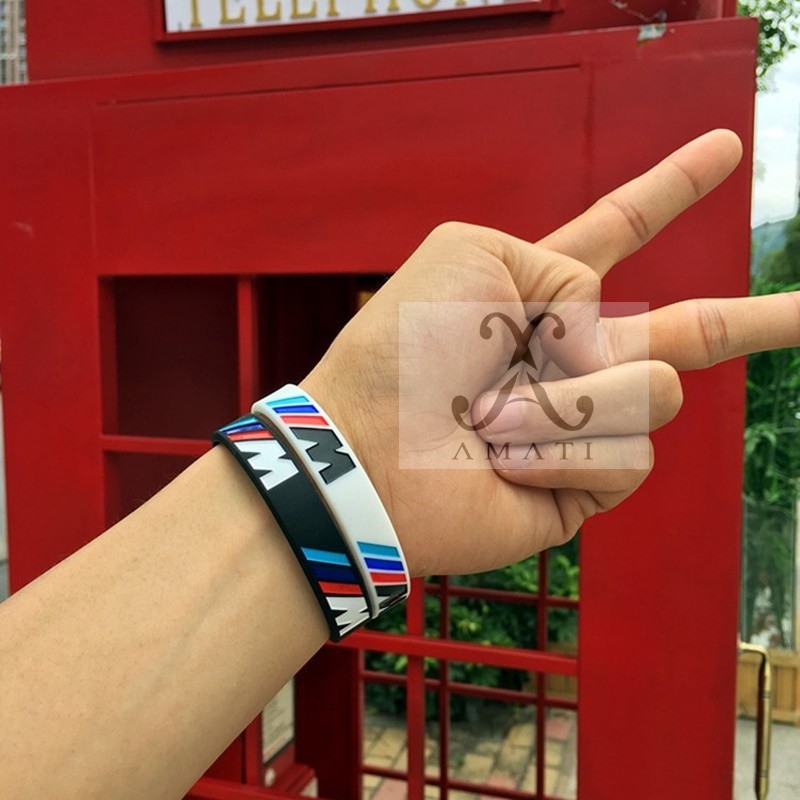 Bộ 2 vòng Tay Cao Su BMW Thể Thao zan29