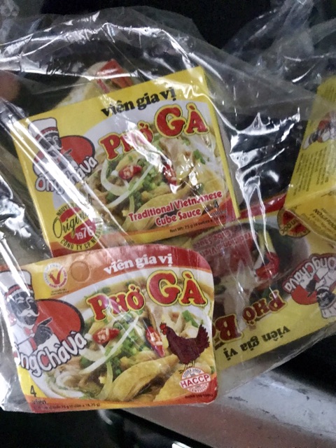 Hộp Viên vị phở Gà 4 viên/hộp 75g