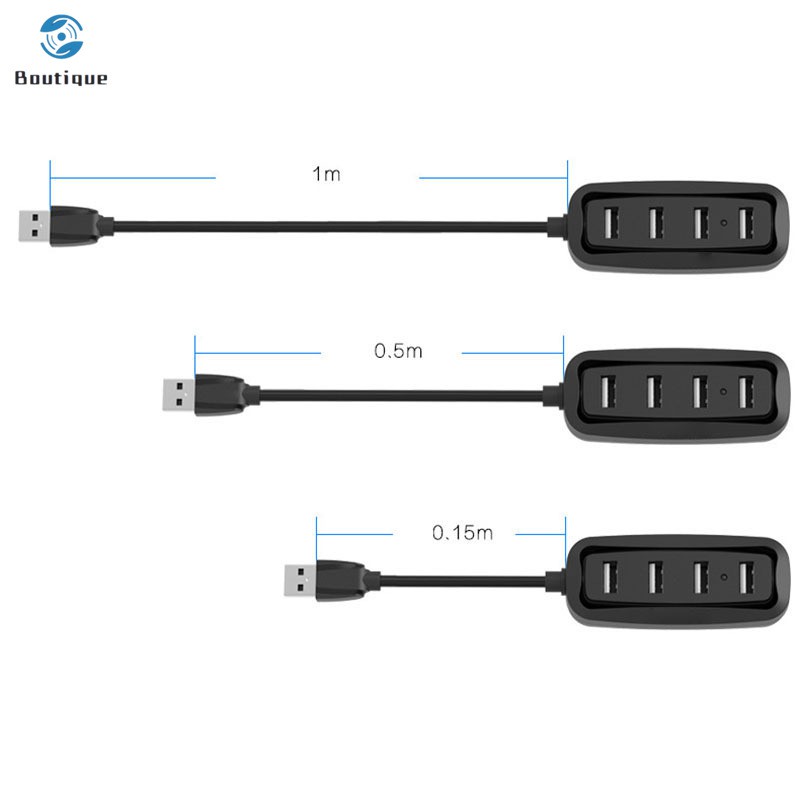 Bộ Chia 4 Cổng Usb Tốc Độ Cao Cho Laptop / Điện Thoại