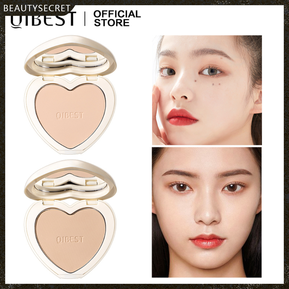 (Hàng Mới Về) Phấn Nền Che Khuyết Điểm Kiểm Soát Dầu Lâu Trôi Làm Sáng Màu Da Qibest