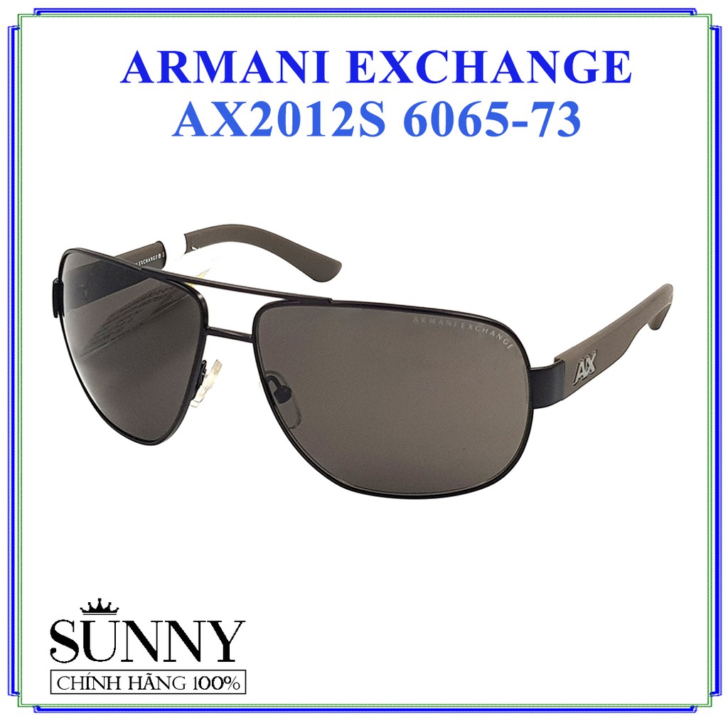 AX2012S - kính mát Armani Exchange chính hãng Italy, bảo hành toàn quốc
