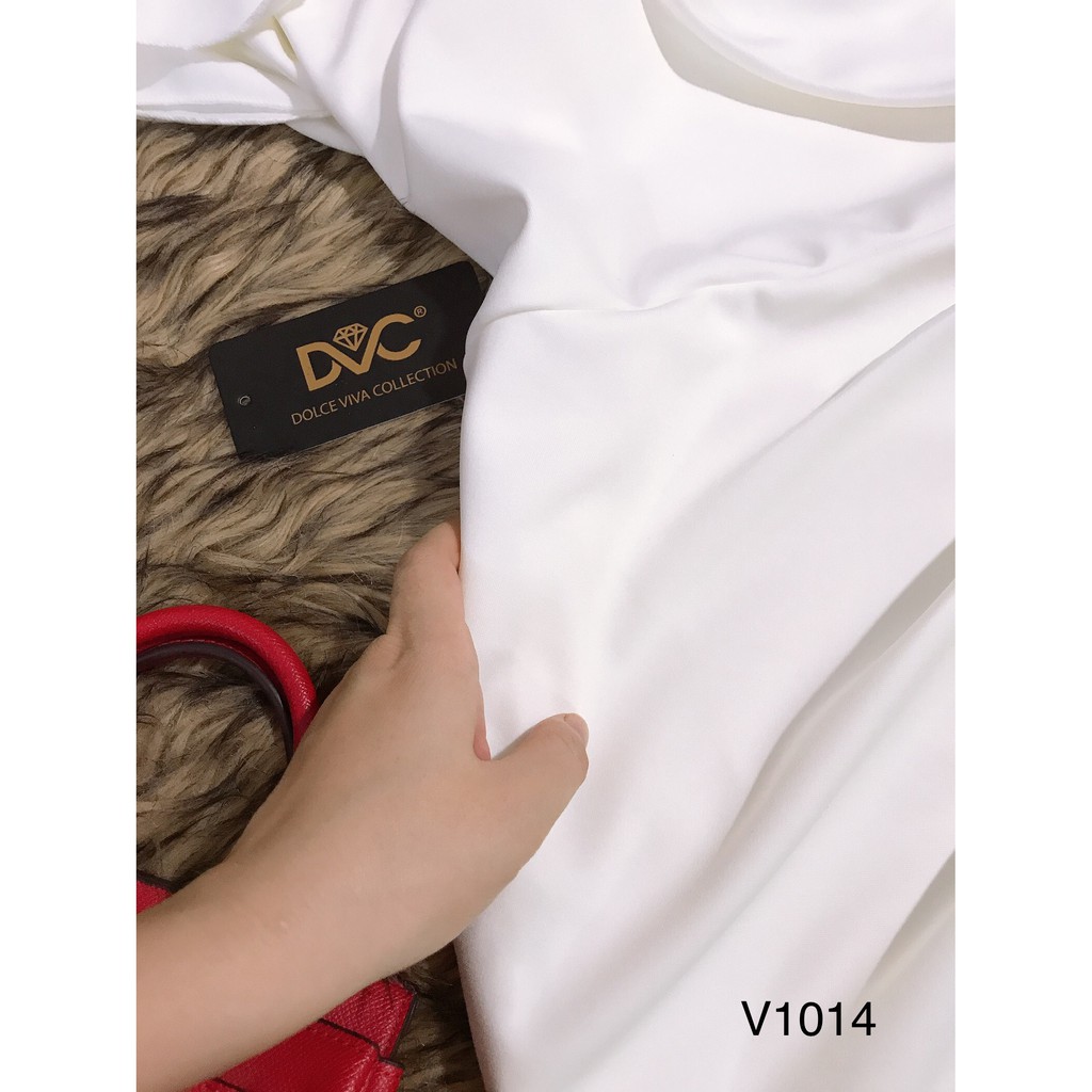 Váy body trắng chéo vai V1014 - DVC Phân phối chính thức