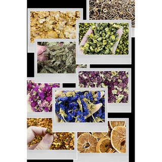 1kg sỉ nụ h.oa hồng nhung/ h.oa h.ồng đà lạt / nụ hoa đào/ chanh sấy / h.oa nhài / h.oa cúc vàng/bạch hương vân thảo