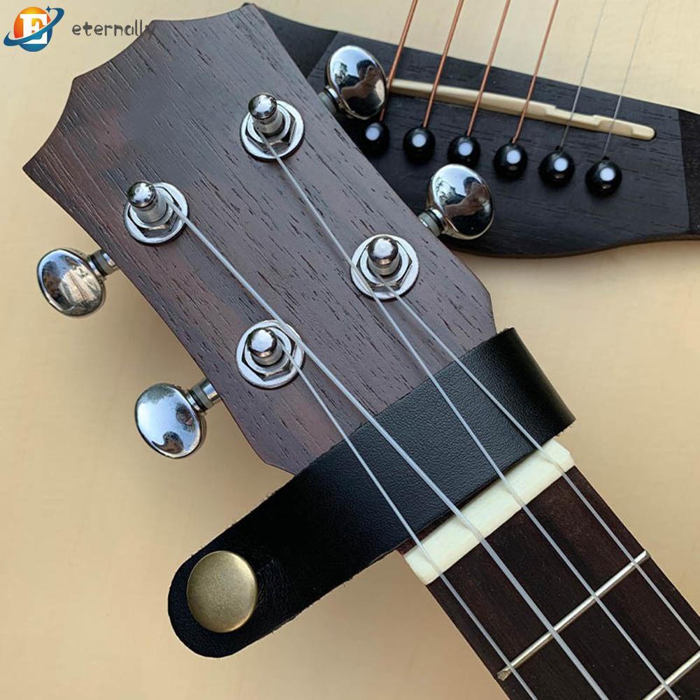 Đầu Khóa Dây Đeo Đàn Guitar Bằng Da Vĩnh Viễn