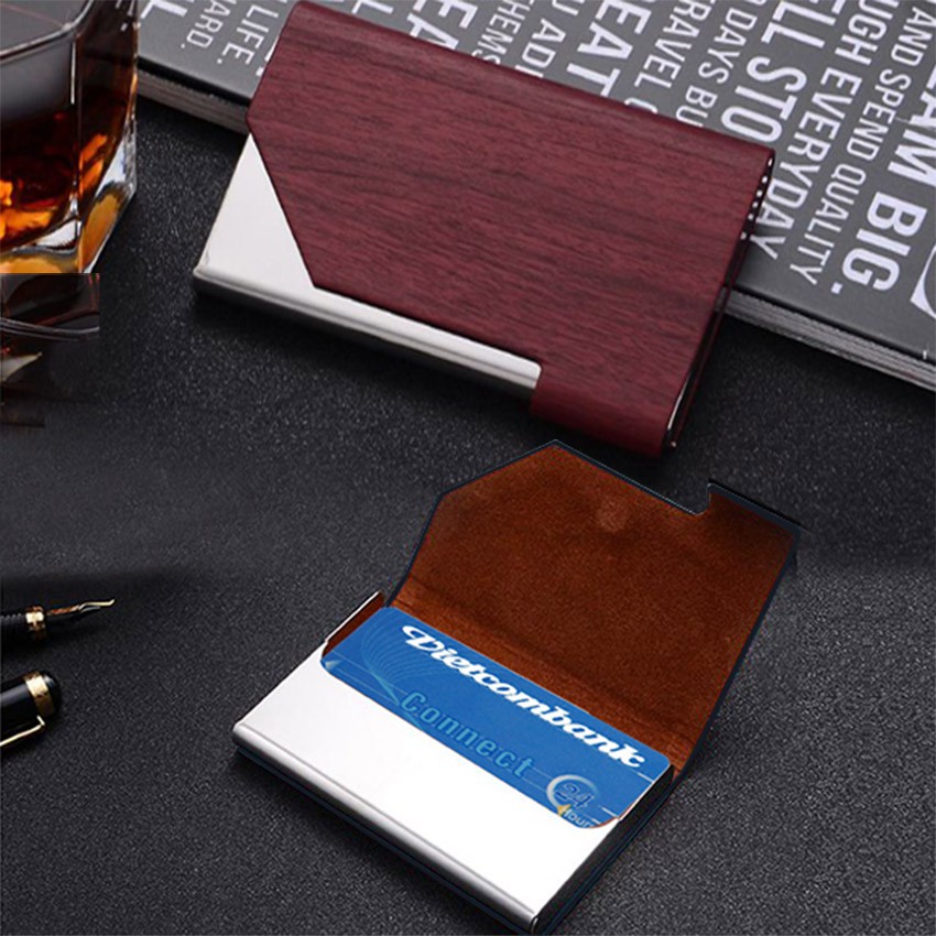 Ví đựng thẻ ngân hàng atm, name card - Hộp đựng card visit, namcard M682 cao cấp