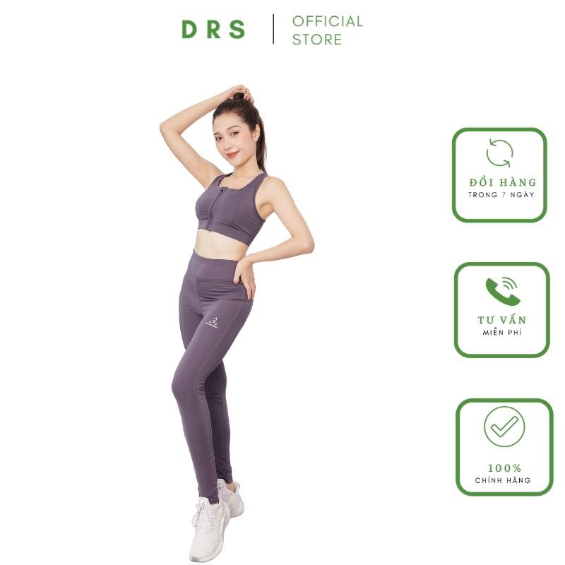 QUẦN ÁO TẬP GYM  NỮ DRS✸ FREE SHIP ✸BỘ ĐỒ THỂ THAO DRNCB02 THIẾT KẾ MỚI LẠ TÔN DÁNG XINH