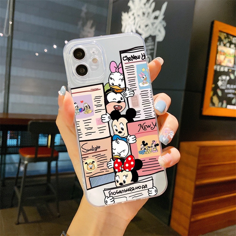 Disney Ốp Điện Thoại TPU Dẻo In mickey minnie IPhone 14 12 PRO 12Promax mini 11 PRO 11PROMAX 13 PRO 13PROMAX Xs Max XR 7 8 Plus