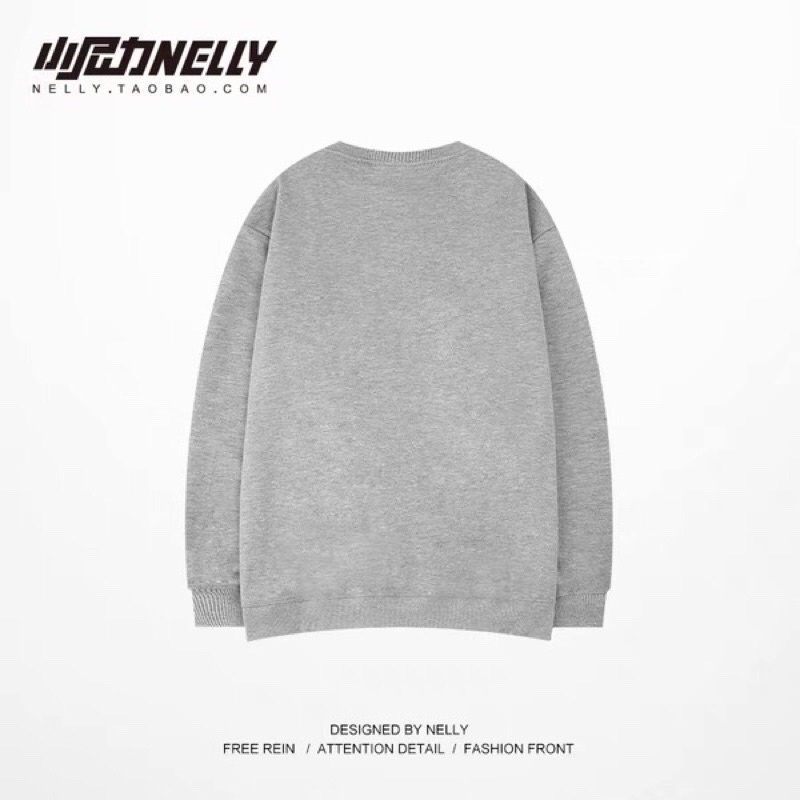 Áo sweater nelly heybig nỉ sale (có sẵn) chữ ngược