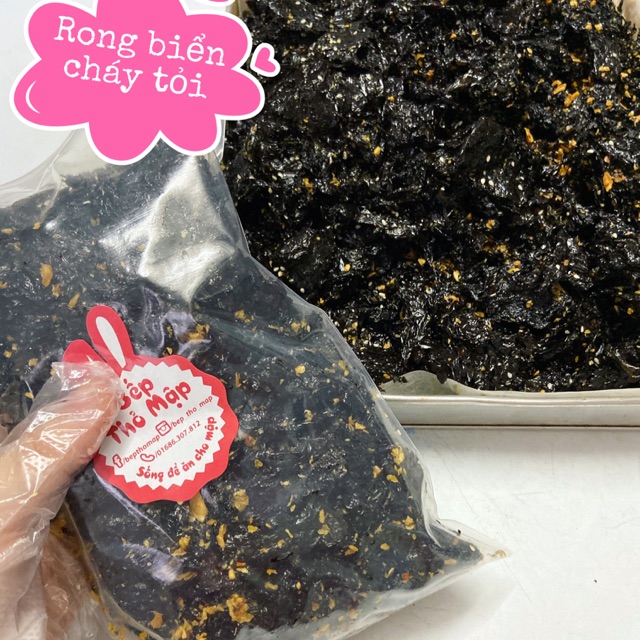 200GR RONG BIỂN CHÁY TỎI DAS/KETO