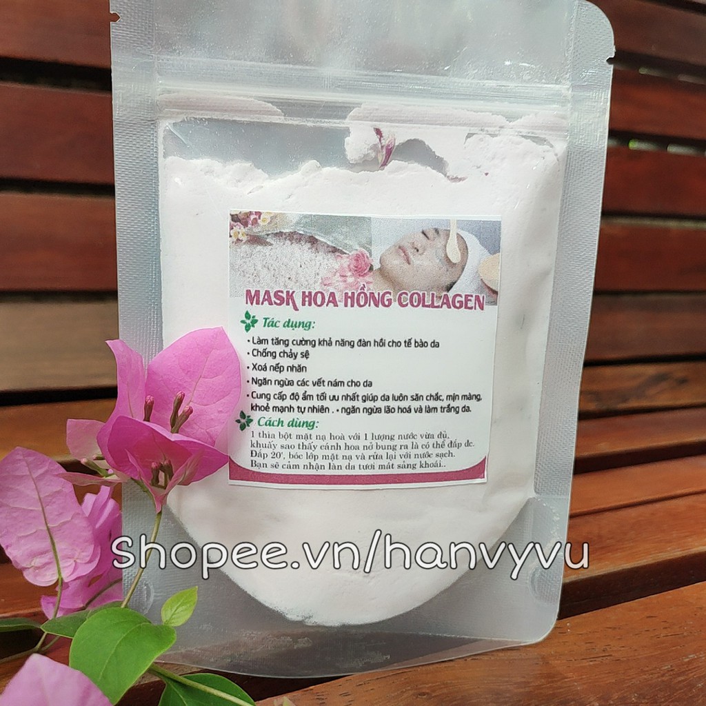 MẶT NẠ  HOA HỒNG  COLLAGEN