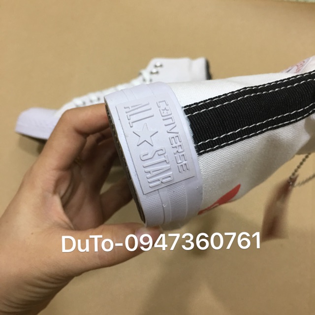 [SALE SỐC-FULLBOX] Giày Tim play heart CDG cao cổ size 35->43 NAM NỮ