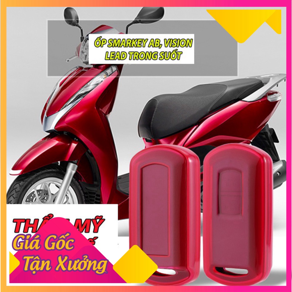 BỌC SMARKEY TRONG SUỐT CHO AB, LEAD, VISION, VARIO ( LOẠI 2 NÚT)  (Ảnh Sp thật)