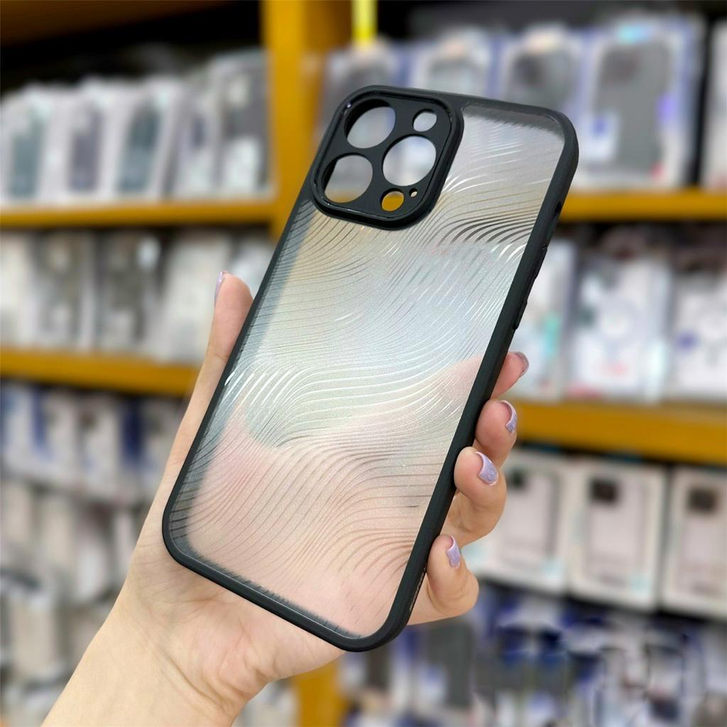 Ốp lưng Dux Ducis mặt lưng nhám vân viền màu cho iPhone 12 Pro max,13 Pro max,14 Pro max ,14 Pro chống vân tay