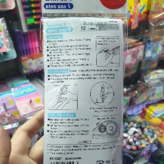 Bút xóa kéo Plus / Ruột bút xóa plus (Băng kéo V)