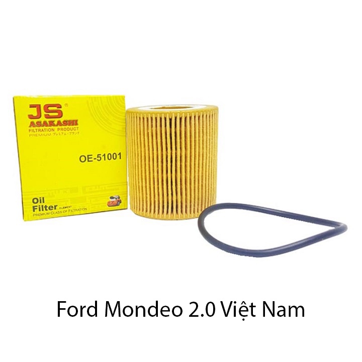 Lọc nhớt giấy Ford Mondeo 2003 - 2012 mã OE51001 của JS Asakashi Nhật Bản