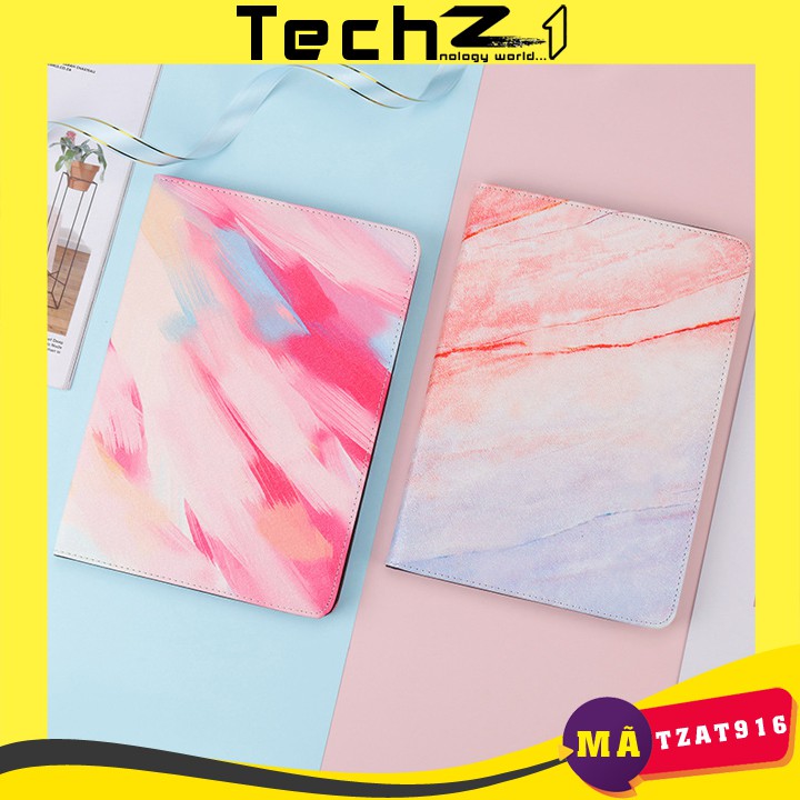 Ốp iPad Kiểu Đá Cẩm Thạch cho iPad mini, iPad Air, iPad Pro gập chân đỡ tiện lợi - Mã TZAT916