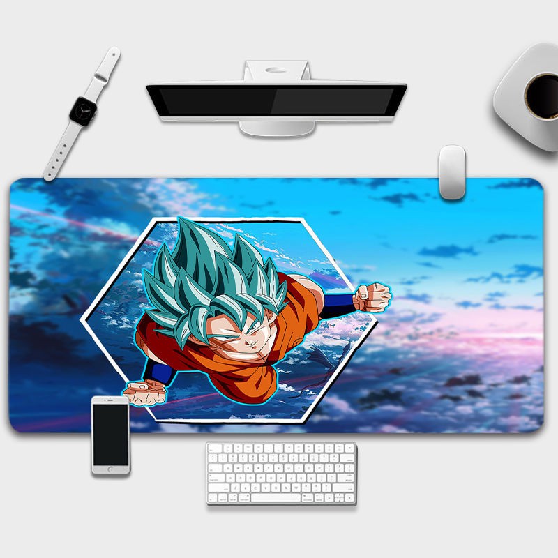 Tấm Lót Chuột Bàn Dày Chống Trượt Cỡ Lớn In Hình anime dragon ball Cho Học Sinh
