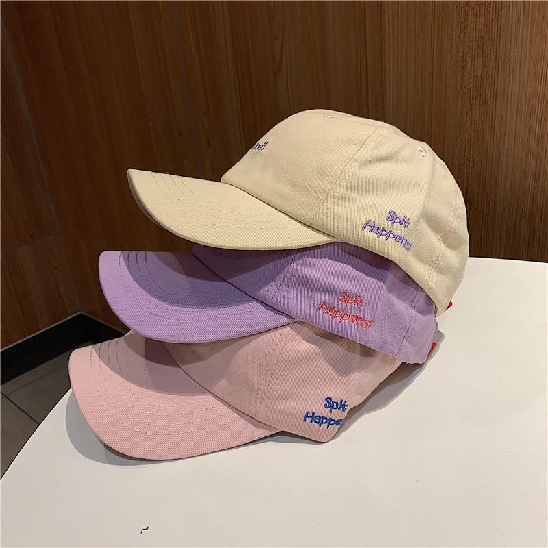 Mũ Lưỡi Trai Cotton Mềm Phong Cách Hàn Quốc Ground