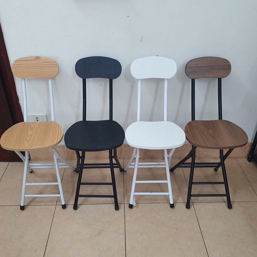 Bộ Bàn Ghế Phòng Ăn, Phòng Khách Gấp Gọn Tiện Lợi Đa Năng Hai Mảnh Có 3 Màu Phù Hợp