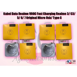 Cáp dữ liệu chính hãng micro usb type c cho realme 3 / c3 / 5 / 6 / 7