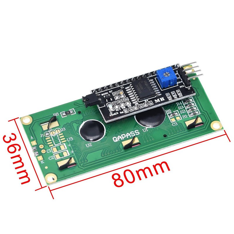 Màn hình LCD đọc mã xanh trắng LCD1602 5V cho Arduino