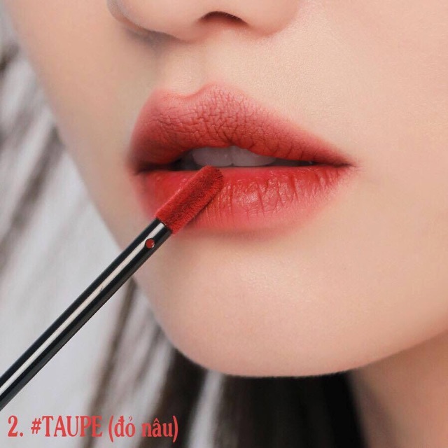 Son kem 3ce velvet lip tint chính hãng đu màu có Going right và daffodil