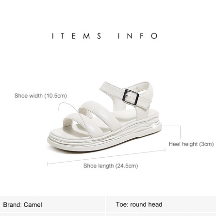 Giày sandal CAMELJEANS LF22220630 dành cho nữ