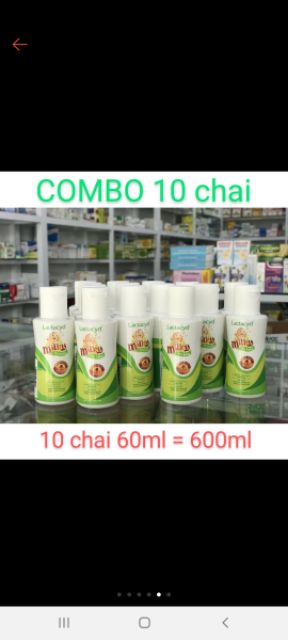 Sữa tắm gội trẻ em lactacyd milky 500ml