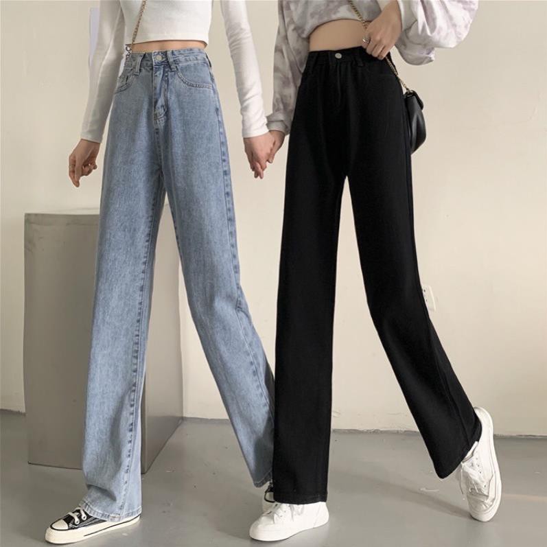 Quần jeans, quan bò baggy nữ ống suông rộng TR01 hot trend 2021