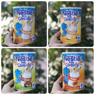 (Nhiều vị )Bột Lắc Sữa Nestle 400G Pháp 6 Tháng 12 Tháng Date2023