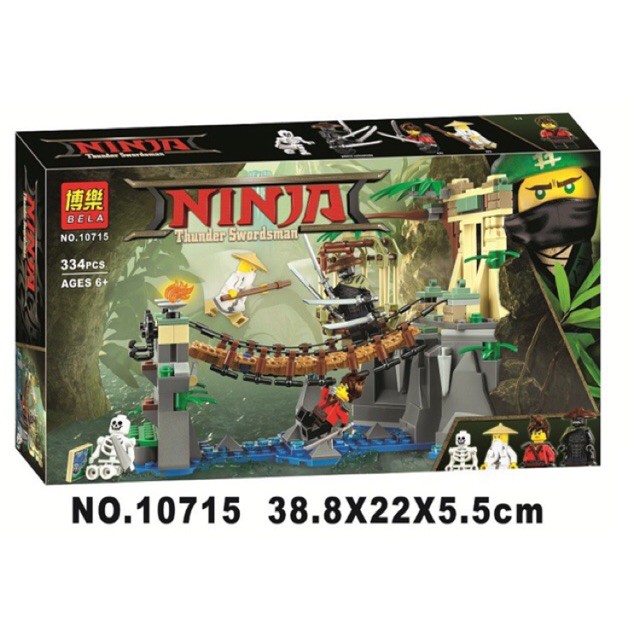  [FREESHIP] - Đồ chơi  Lego ninjago movie 10715 - trận chiến trên cầu dây