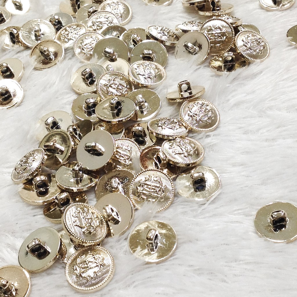 Cúc áo 3d vàng ánh kim Nút khoác vest dạ siêu đẹp