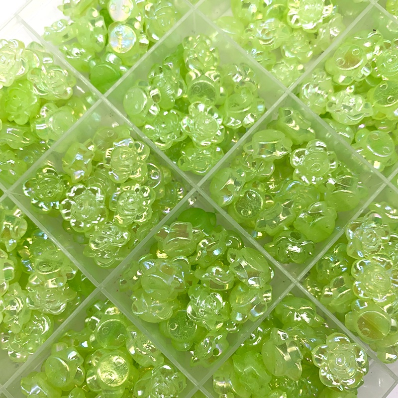 Bộ 50 Hạt Xâu Nhựa Nhiều Màu Sắc Kích Thước 12mm