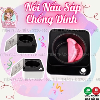 Nồi nấu sáp wax lông nóng chống dính Ceramic - Hàng cao cấp