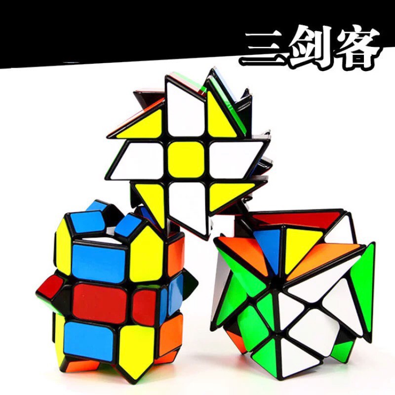 Trọn Bộ 9 Rubik Megaminx, Pyraminx, Skewb, Mirror, Square-1, Axis, Windmill, Fisher, Mastermorphix - Combo Bộ 9 Rubik