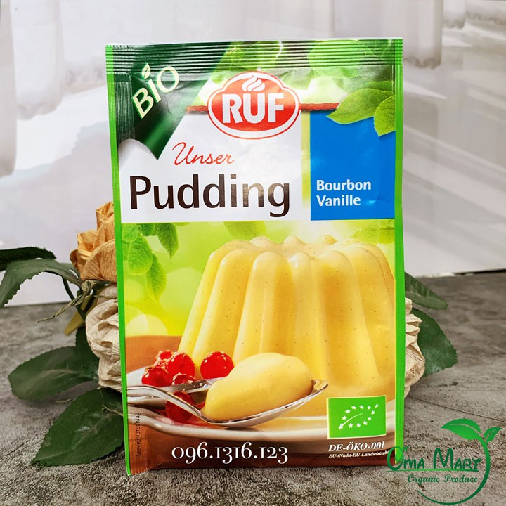 Bột làm Pudding hữu cơ Ruf 40g