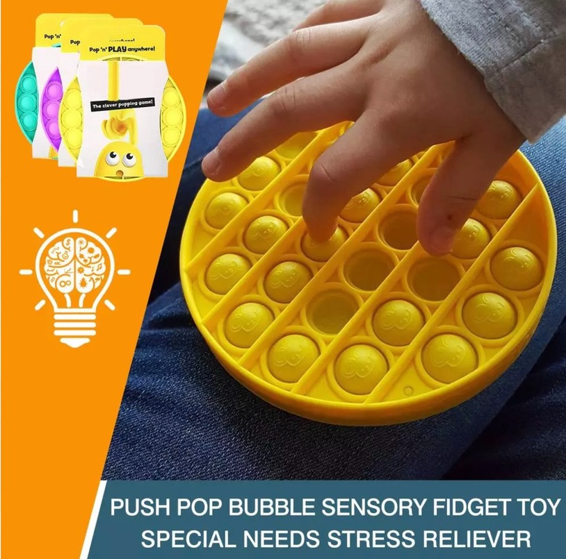 Tiktok Foxmind Push Pop Bubble Toy Sensory Fidget Pop It Toy Bubble Unicorn Rainbow cầu vồng Square Heart Hexagon Round Oval Octagon Đồ Chơi bấm bong bóng giải tỏa căng thẳng độc đáo sáng tạo  Board Game Đồ Chơi Giáo Dục For Kids