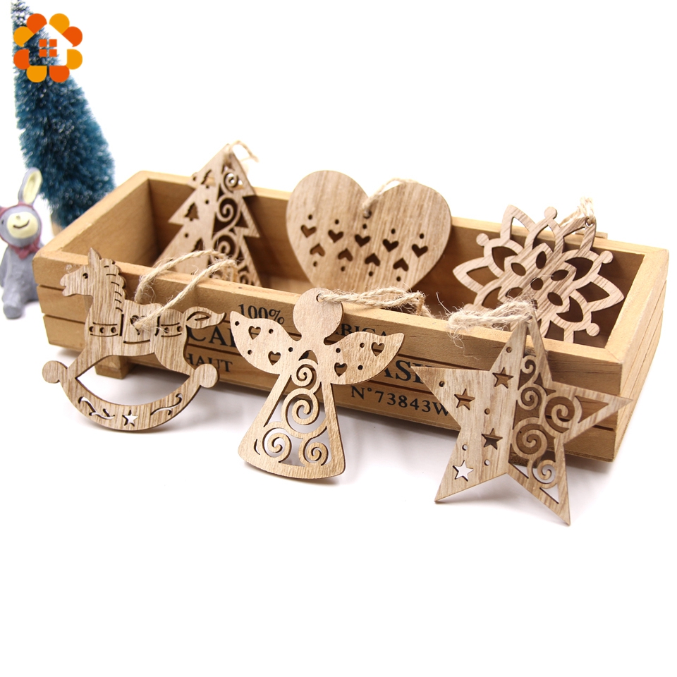 Bộ 6 Phụ Kiện Trang Trí Cây Thông Giáng Sinh