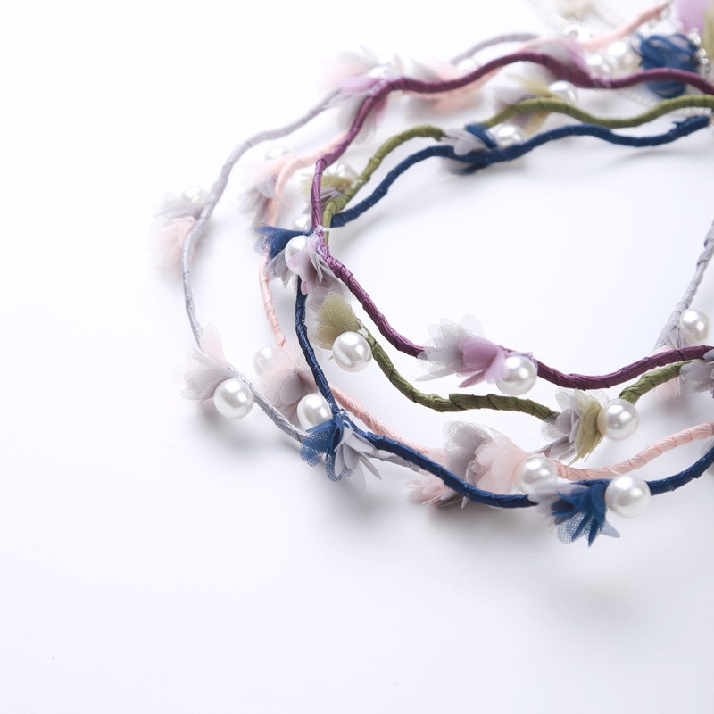 Kẹp Tóc Đính Hoa Ngọc Trai Giả Phong Cách Hàn Quốc Cho Nữ