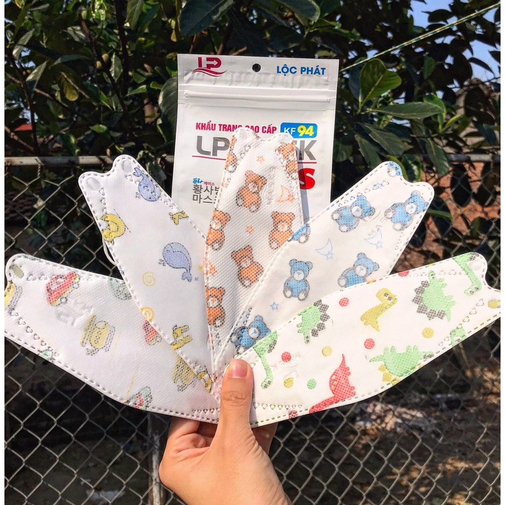 Khẩu Trang Trẻ Em KF94 LP Mask Kids Kháng Khuẩn, An Toàn Cho Bé