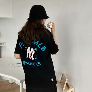 Áo Thun In Chữ Ny Mlb Kiểu Dáng Trẻ Trung Năng Động
