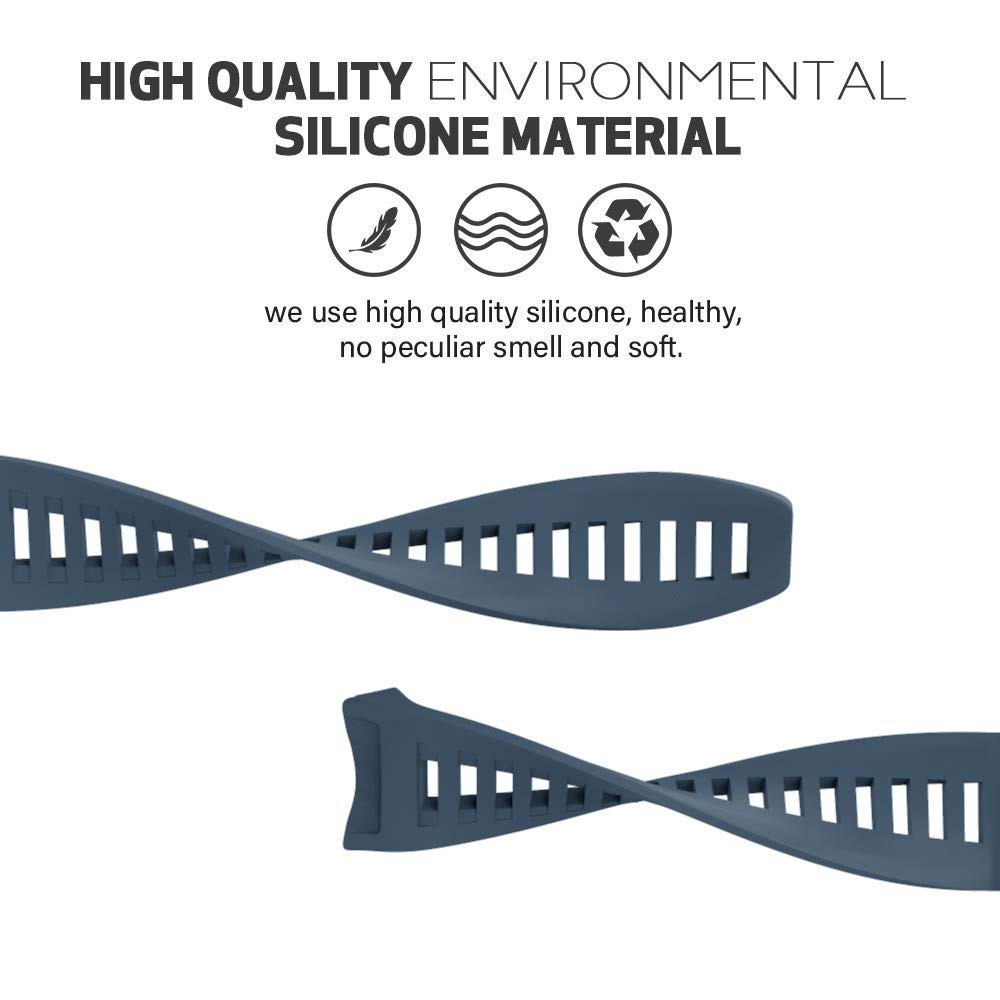 Dây đeo bằng silicone mềm thoáng khí thay thế cho đồng hồ thông minh Garmin Instinct