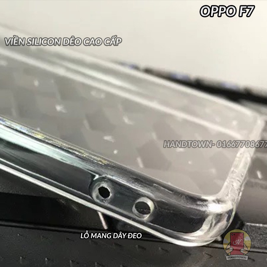 Ốp Oppo f7_ốp viền silicon thiết kế chi tiết