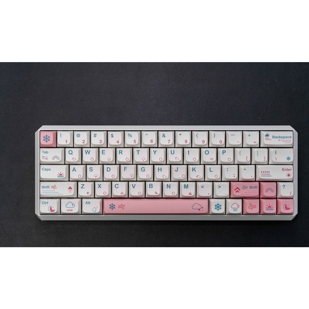 Keycap The Weather Cho Bàn Phím Cơ XDA Profile Chất Liệu Thick PBT 132 Phím | EZPC